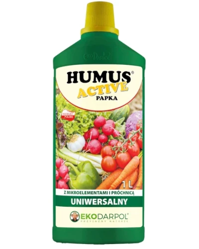 Ekologiczny polepszacz glebowy Humus Active Papka uniwersalny Ekodarpol, butelka 1 l
