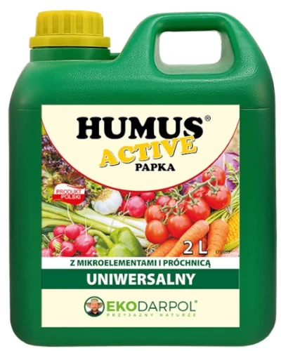 Ekologiczny polepszacz glebowy Humus Active Papka uniwersalny Ekodarpol, butelka 2 l