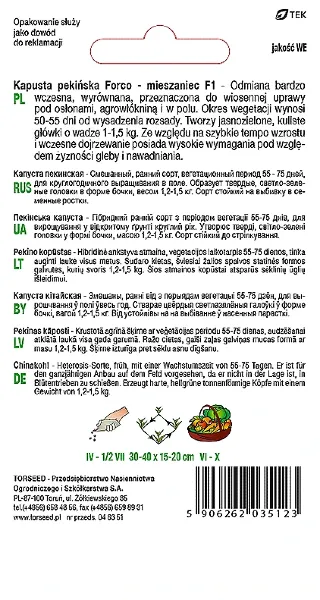 kapusta pekinska forco f1 torseed tyl opakowania.webp