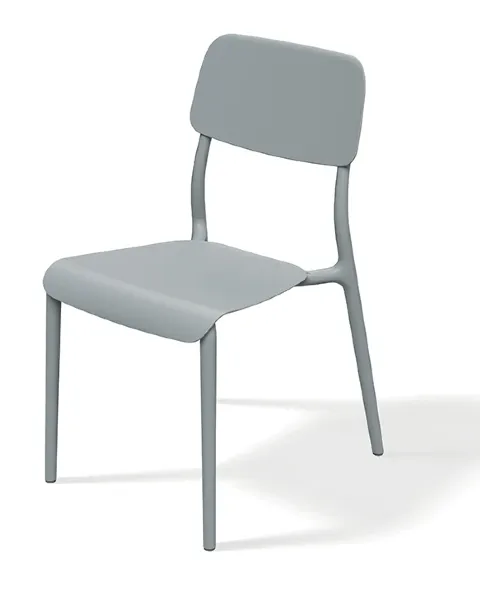 Krzesło ogrodowe szare Rimo agate gray.webp