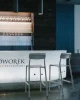 Hoker wysoki Rimo aranzacja w restauracji.webp