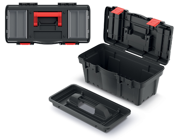 Skrzynka narzędziowa Kistenberg z nosidłem 48x29x23 cm Dark 50