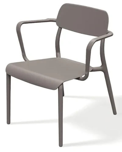 Fotel ogrodowy beżowy Rimo