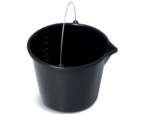 Wiadro budowlane z lejkiem i uchwytem 12L KBU12L-S411