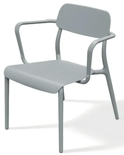 Fotel ogrodowy szary Rimo.webp