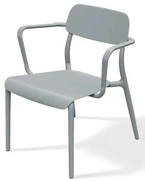 Fotel ogrodowy szary Rimo.webp