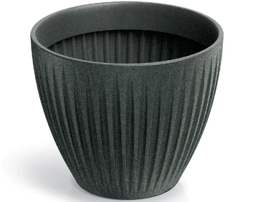 donica okragla grafit granit 40 cm Latia Round