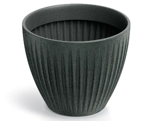 donica okragla granit grafitowy 30 cm Latia Round.webp