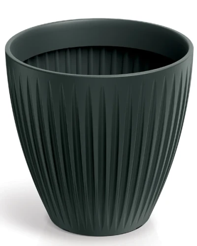 donica okragla antracyt 40 cm Latia Round Midl.webp