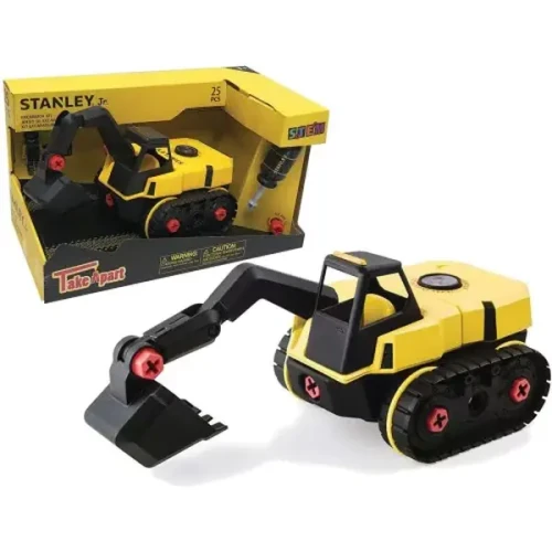 Duża koparka do składania Zabawka Edukacyjna DIY Stanley Jr.