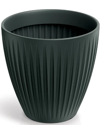 donica okragla antracyt 48 cm Latia Round Midl