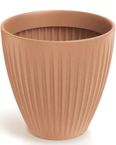 donica okragla terakota 48 cm Latia Round Midl