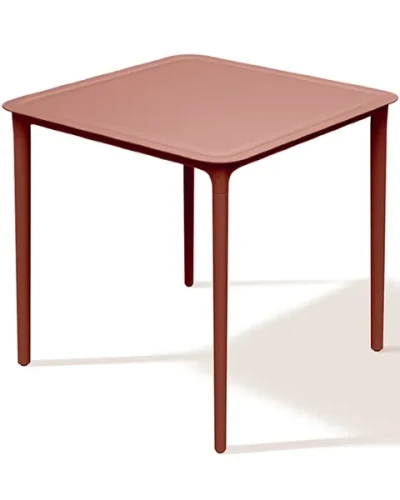 Stół ogrodowy czerwona cegła 78 x 78 cm Rimo