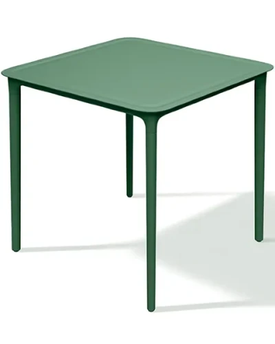 Stół ogrodowy zielony 78 x 78 cm Rimo