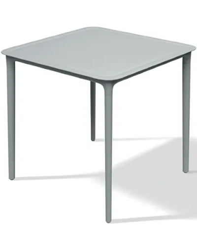 Stół ogrodowy szary 78 x 78 cm Rimo