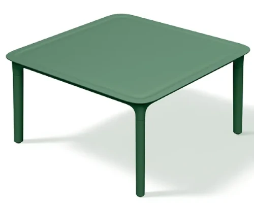 stolik kawowy kwadratowy Rimo zielony pine green