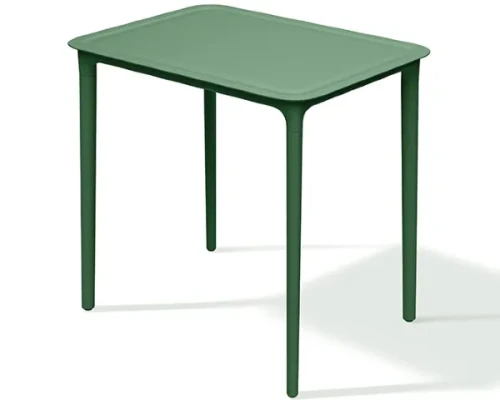 Stół ogrodowy prostokątny 58 x 78 cm zielony Rimo.webp