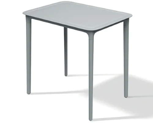 Stół ogrodowy prostokątny 58 x 78 cm szary Rimo