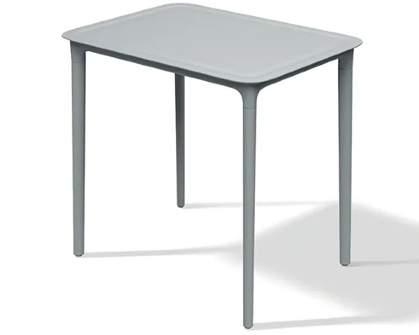 Stół ogrodowy prostokątny 58 x 78 cm szary Rimo