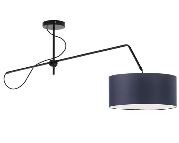 Nowoczesna lampa na ruchomym ramieniu 40cm RIO granatowa.png