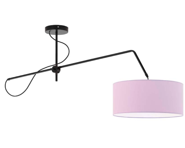 Nowoczesna lampa na ruchomym ramieniu 40cm RIO jasno fioletowa.png