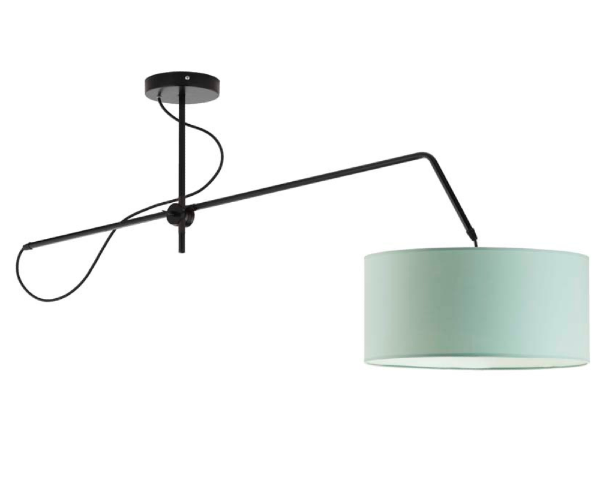 Nowoczesna lampa na ruchomym ramieniu 40cm RIO miętowa.png