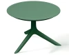 Niski stolik kawowy okrągły 60 cm Rimo zielony
