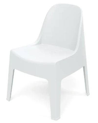 Krzesło pełne Milane Ferne białe white