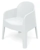 Krzesło z podłokietnikami Milane Ferne białe white.webp