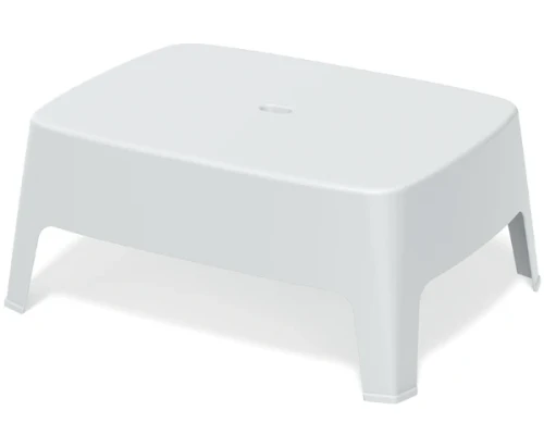 Niski stolik ogrodowy Milane biały white