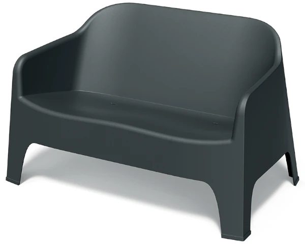 Sofa ogrodowa Milane czarna carbon