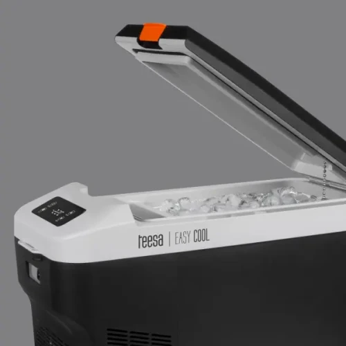 Lodówka kompresorowa samochodowa z funkcją mrożenia 25 litrów Teesa - z lodem w środku