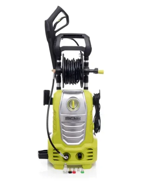 Myjka wysokociśnieniowa z pompą zasysającą o mocy 3000 Watów i ciśnieniu maksymalnym 280 barów Kraft&Dele KD423