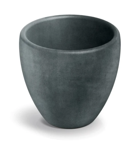 ozdobna donica grafitowa okrągła 40 cm Ethick Cano