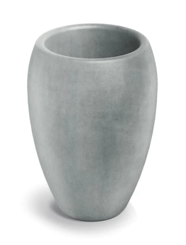 wysoka donica szara okrągła 40 cm Ethick Cano High kolor betonowy