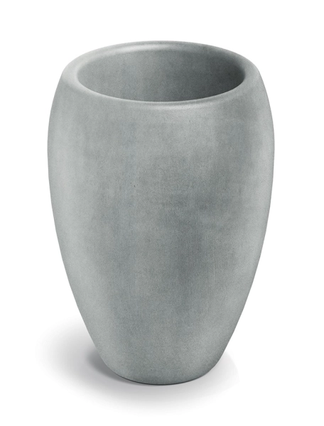 wysoka donica szara okrągła 40 cm Ethick Cano High kolor betonowy