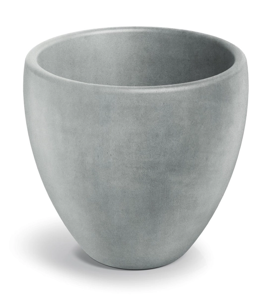 duża donica ogrodowa dekoracyjna szara beton okrągła 80 cm Ethick Cano