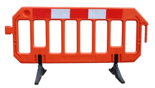 Bariera drogowa PVC czerwona Neos