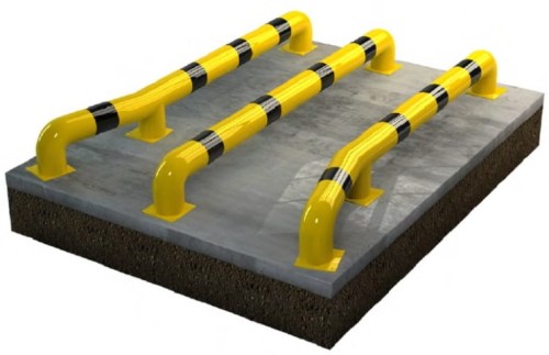 Naprowadzacz samochodów do rampy 200 cm Ø76 mm