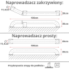 Naprowadzacz Kół do Doków 100 cm Ø114 mm - rzut