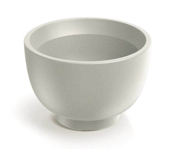 ozdobna donica misa na kwiaty piaskowa Vivo Vemo Round sand