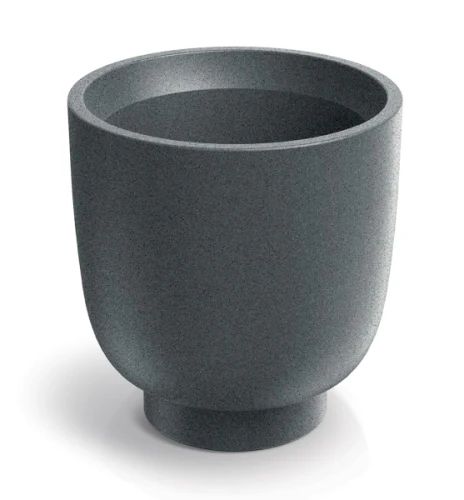 okrągła donica dekoracyjna szara Vivo Vemo Round Midl 105GR