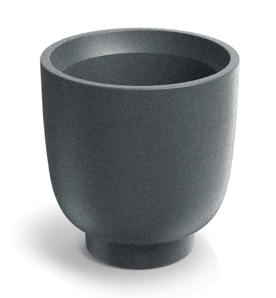 okrągła donica dekoracyjna szara Vivo Vemo Round Midl 105GR