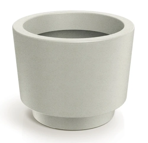 donica dekoracyjna okrągła 30cm piaskowa Splito Round 101GR_sand