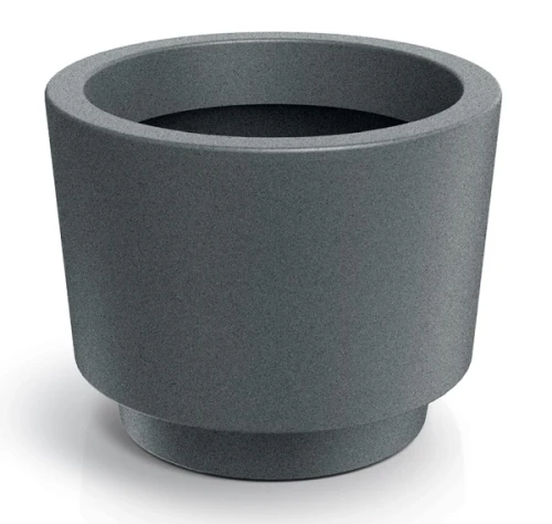 donica ozdobna okrągła 30cm szary granit Splito Round 105GR_tiny_granite