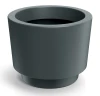 donica dekoracyjna okrągła 30 cm grafit Splito Round 107GR_graphite