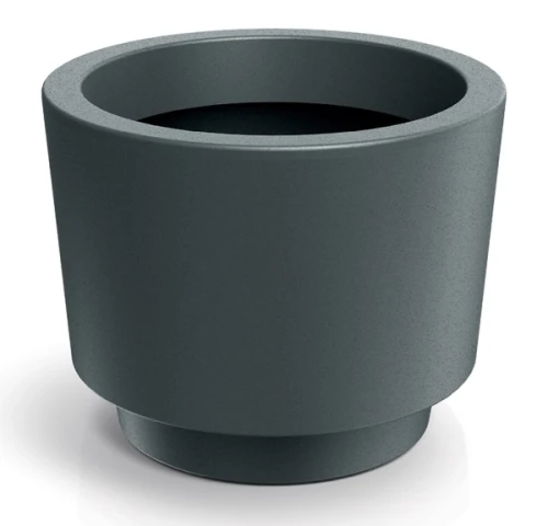 donica dekoracyjna okrągła 30 cm grafit Splito Round 107GR_graphite