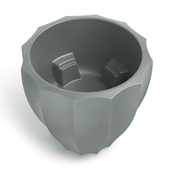 ozdobna donica kanciasta Rona - widok z góry