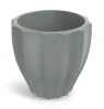 Donica dekoracyjna szara beton okrągła 40 cm Rona Ethick TR40_106GR_concrete_gray