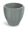 Donica ozdobna szara okrągła 40 cm Rona Ethick